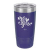 Me and You Hearts - Laser Engraved Stainless Steel Drinkware - 1712 -