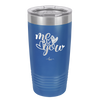 Me and You Hearts - Laser Engraved Stainless Steel Drinkware - 1712 -
