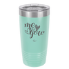 Me and You Hearts - Laser Engraved Stainless Steel Drinkware - 1712 -