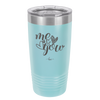 Me and You Hearts - Laser Engraved Stainless Steel Drinkware - 1712 -