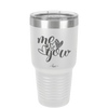 Me and You Hearts - Laser Engraved Stainless Steel Drinkware - 1712 -
