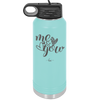 Me and You Hearts - Laser Engraved Stainless Steel Drinkware - 1712 -