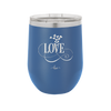 Love Showering Hearts - Laser Engraved Stainless Steel Drinkware - 1714 -
