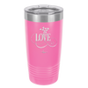 Love Showering Hearts - Laser Engraved Stainless Steel Drinkware - 1714 -