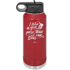 I Love You More than I Can Bear - Laser Engraved Stainless Steel Drinkware - 1716 -