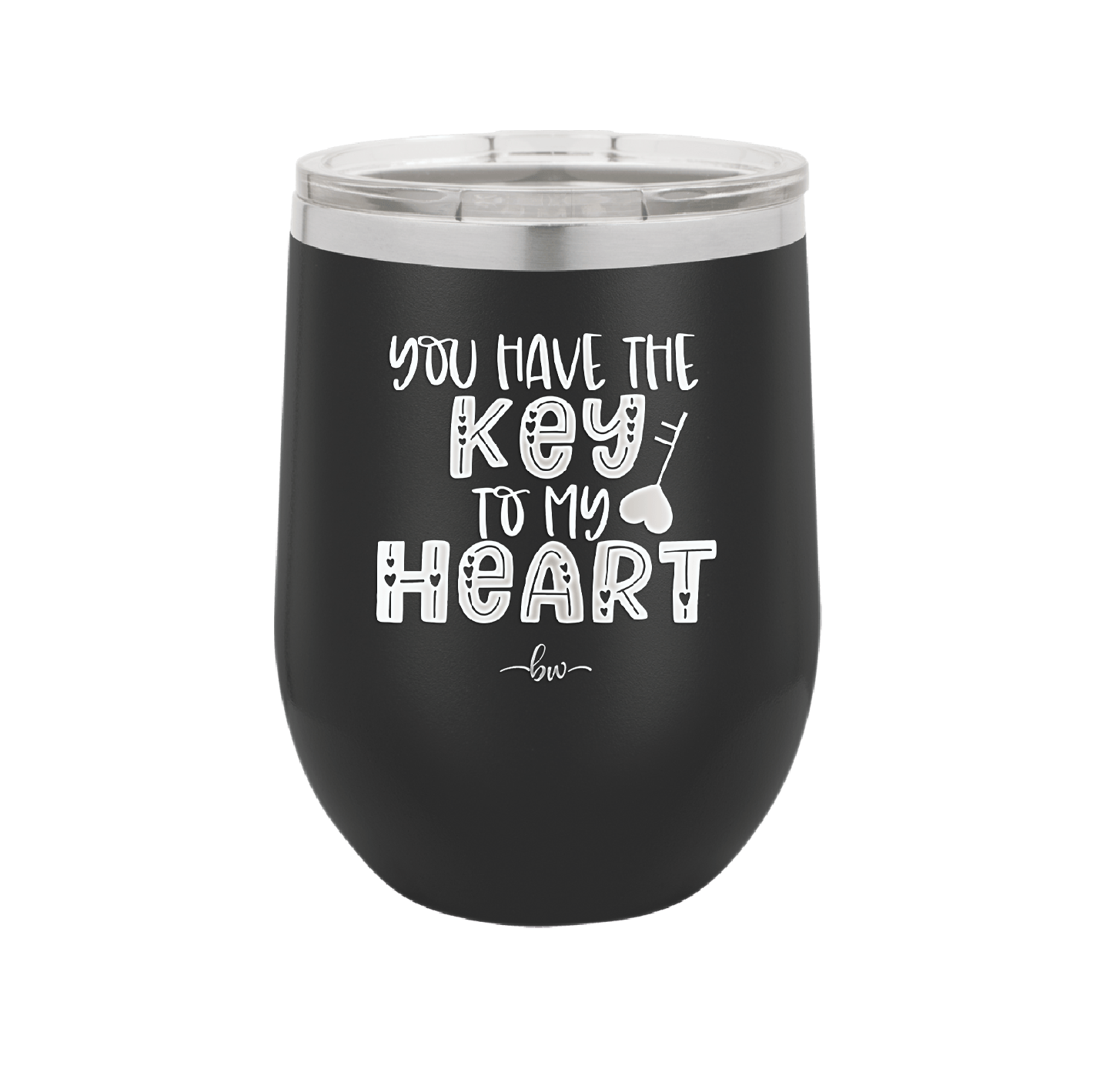 You Have the Key to My Heart - Laser Engraved Stainless Steel Drinkware - 1720 -