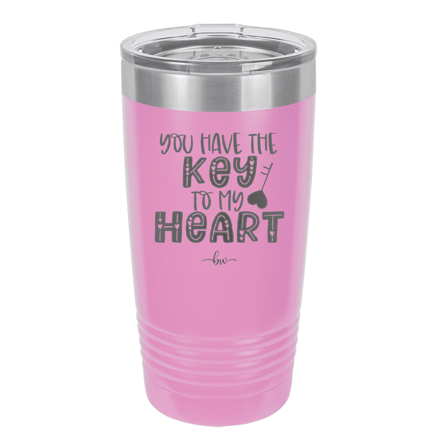 You Have the Key to My Heart - Laser Engraved Stainless Steel Drinkware - 1720 -