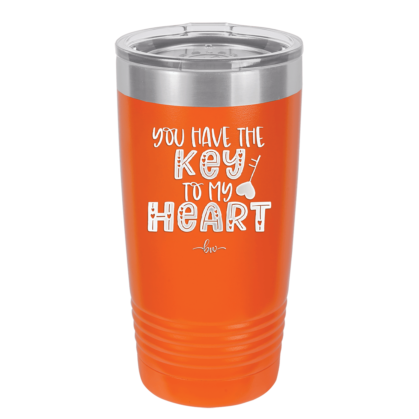 You Have the Key to My Heart - Laser Engraved Stainless Steel Drinkware - 1720 -