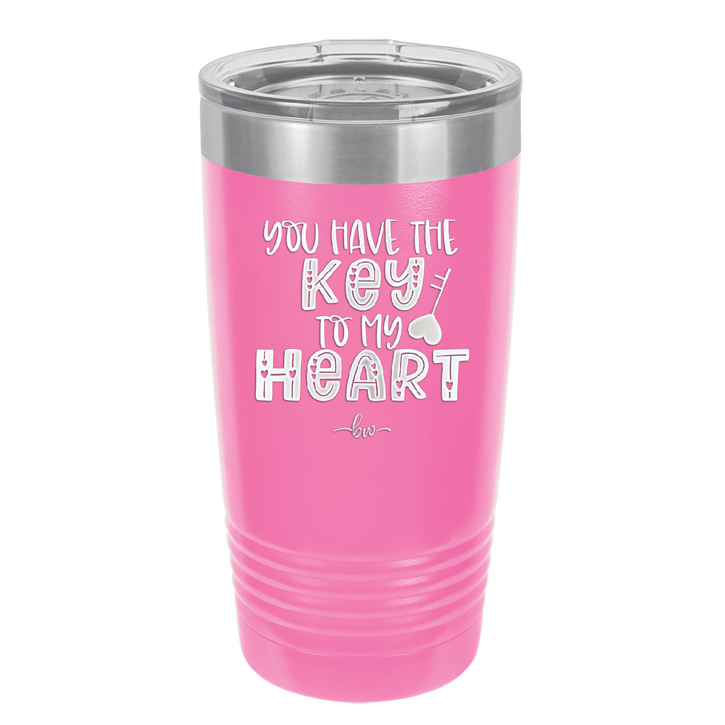 You Have the Key to My Heart - Laser Engraved Stainless Steel Drinkware - 1720 -