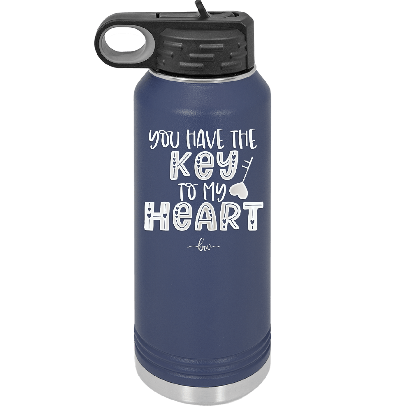 You Have the Key to My Heart - Laser Engraved Stainless Steel Drinkware - 1720 -
