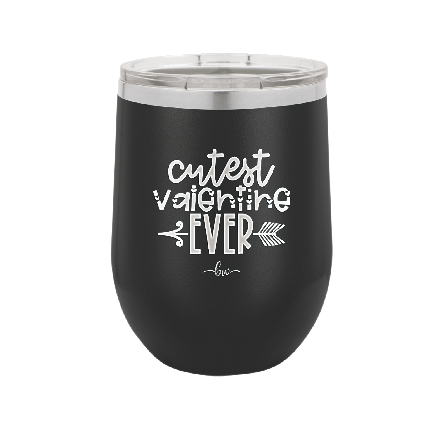 Cutest Valentine Ever - Laser Engraved Stainless Steel Drinkware - 1722 -
