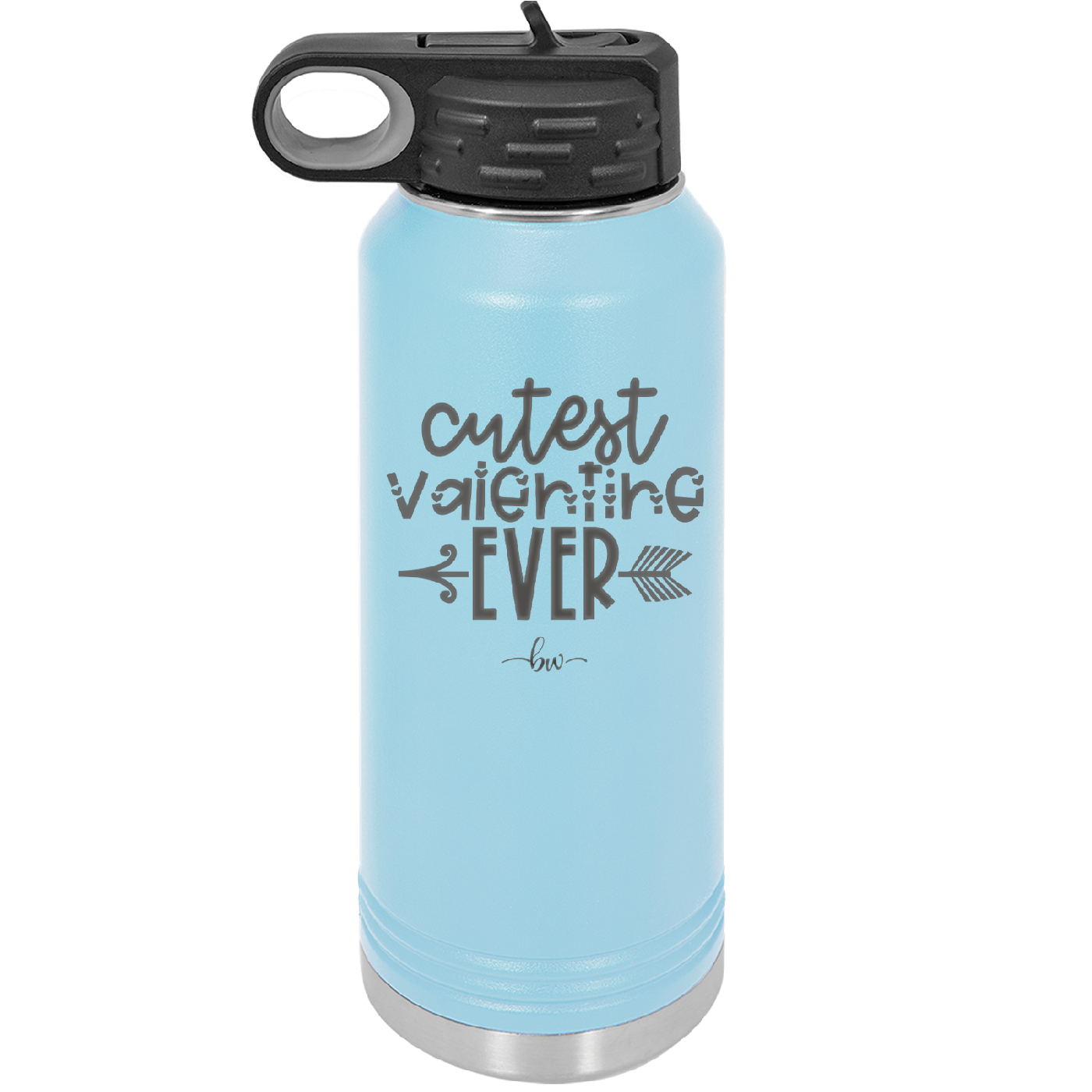 Cutest Valentine Ever - Laser Engraved Stainless Steel Drinkware - 1722 -