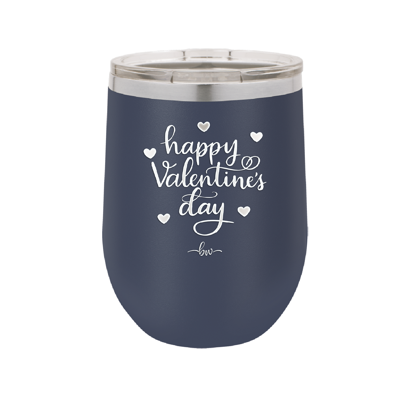 Happy Valentines Day - Laser Engraved Stainless Steel Drinkware - 1723 -