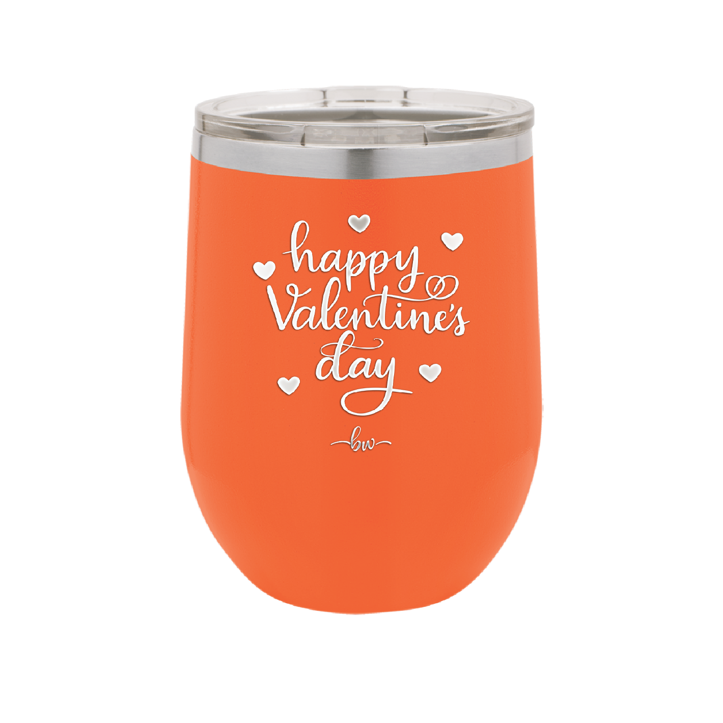 Happy Valentines Day - Laser Engraved Stainless Steel Drinkware - 1723 -