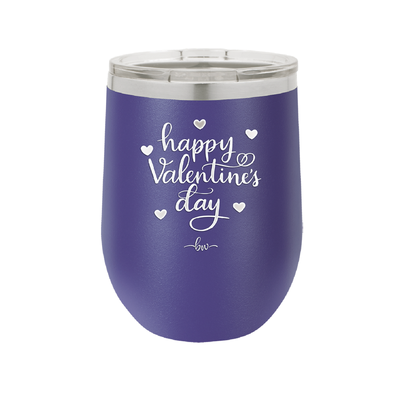 Happy Valentines Day - Laser Engraved Stainless Steel Drinkware - 1723 -
