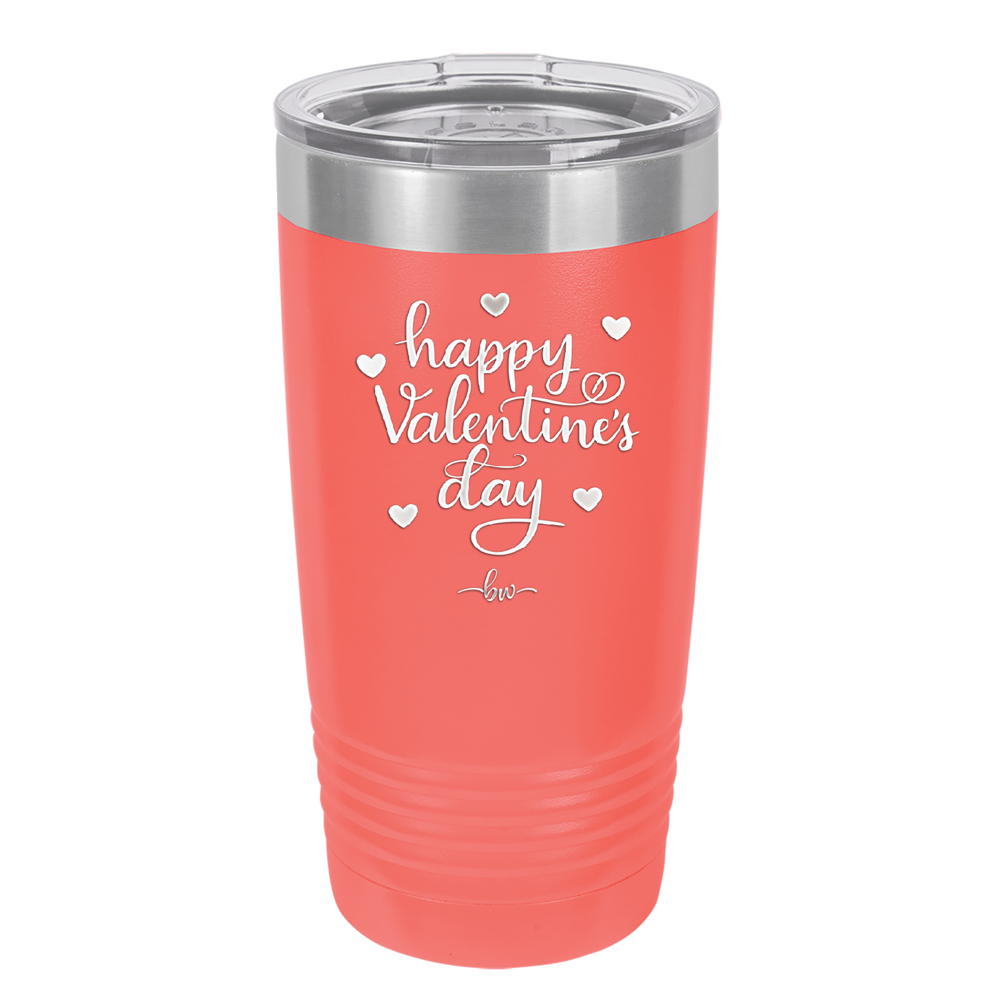 Happy Valentines Day - Laser Engraved Stainless Steel Drinkware - 1723 -