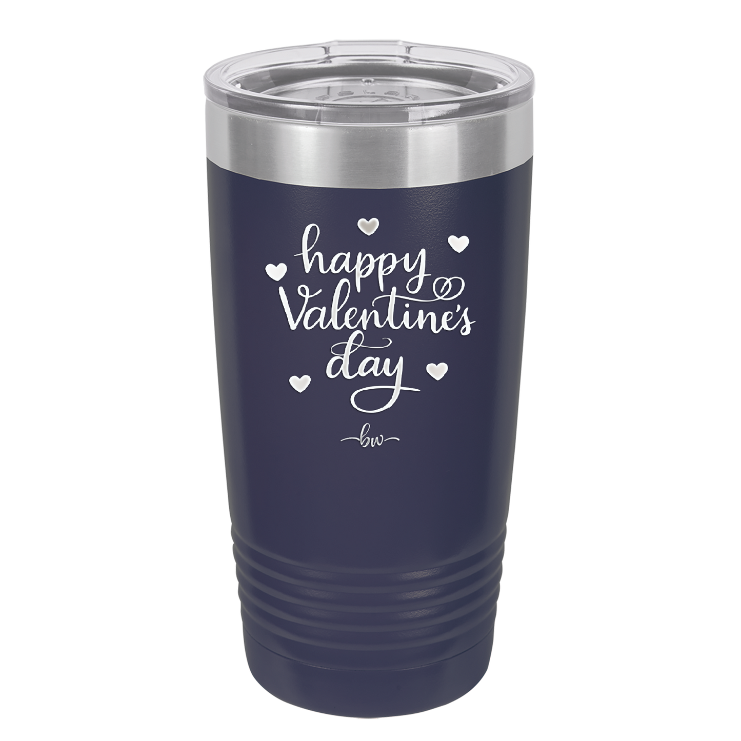 Happy Valentines Day - Laser Engraved Stainless Steel Drinkware - 1723 -