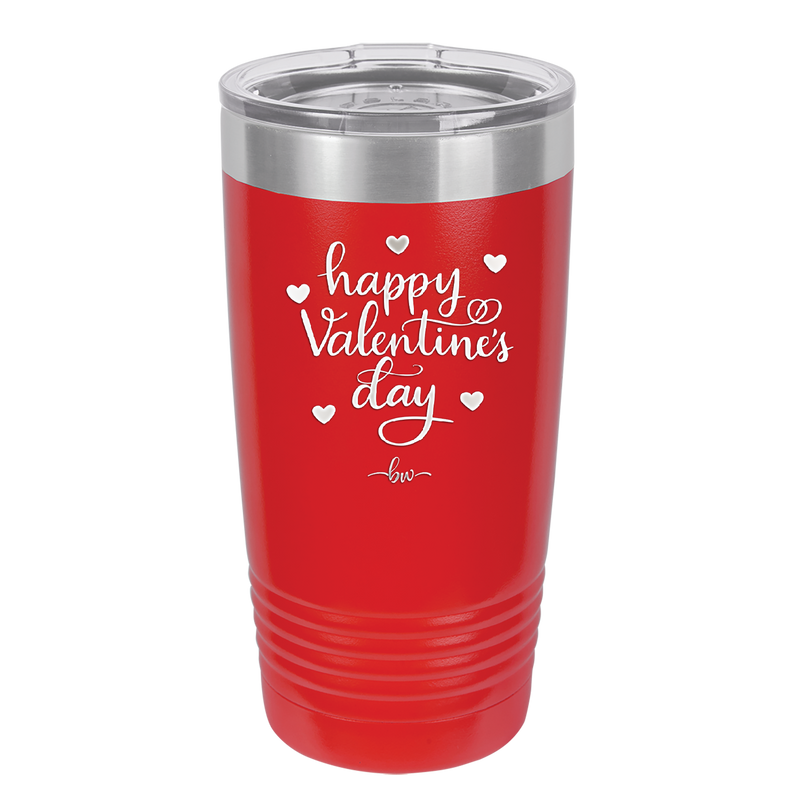 Happy Valentines Day - Laser Engraved Stainless Steel Drinkware - 1723 -