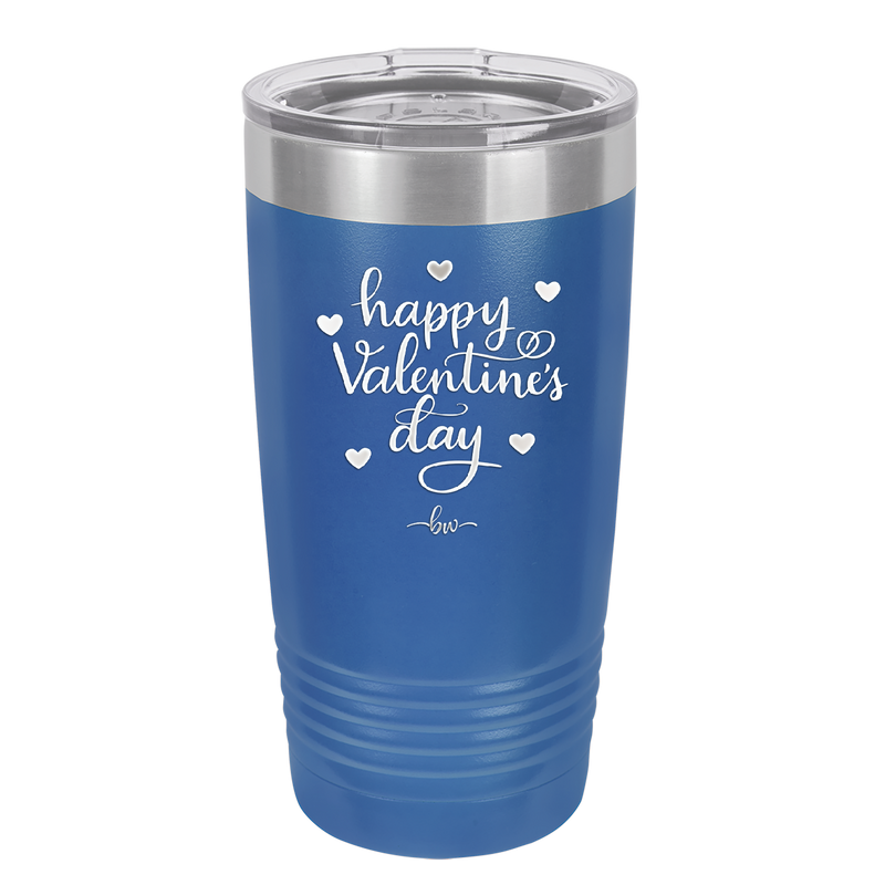 Happy Valentines Day - Laser Engraved Stainless Steel Drinkware - 1723 -