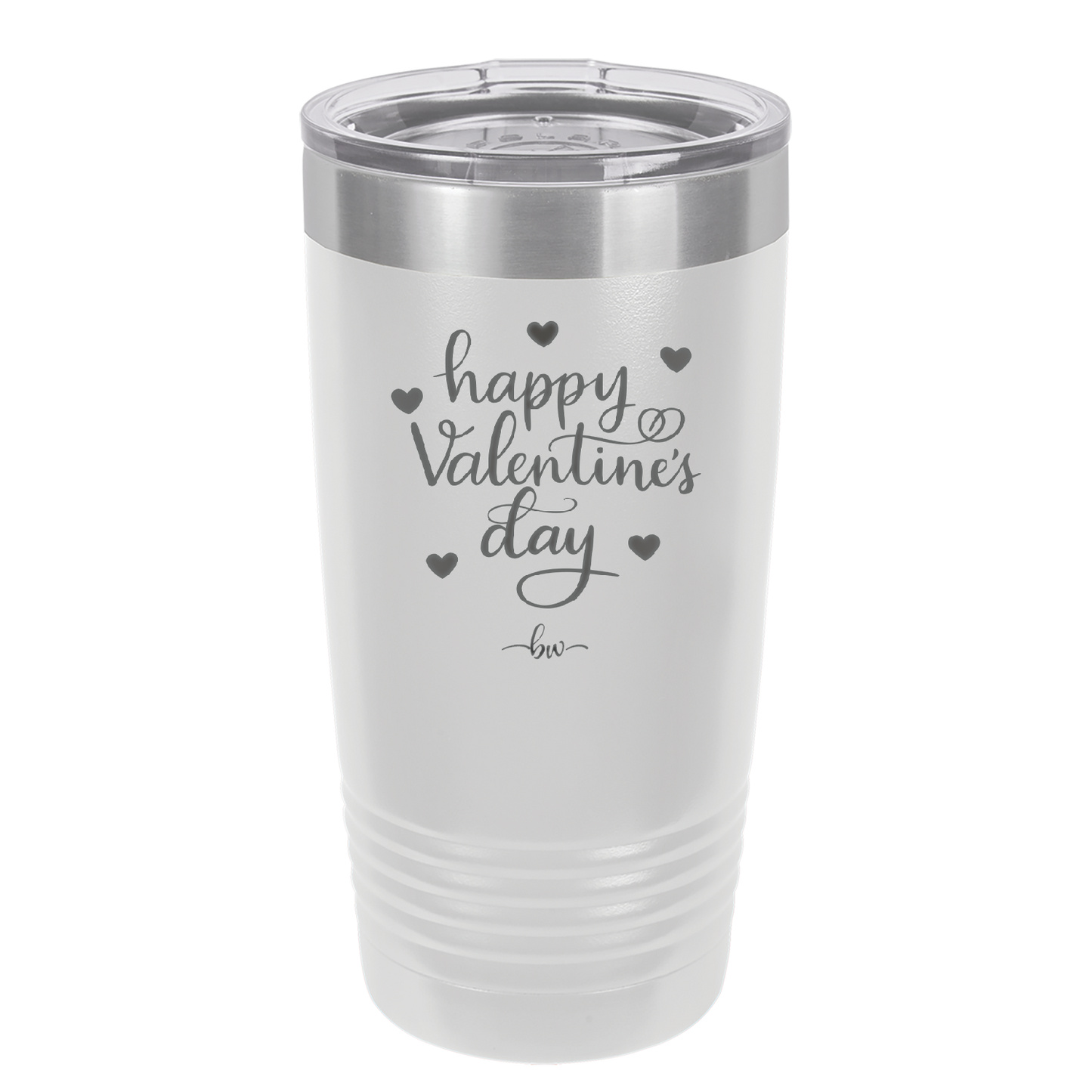 Happy Valentines Day - Laser Engraved Stainless Steel Drinkware - 1723 -