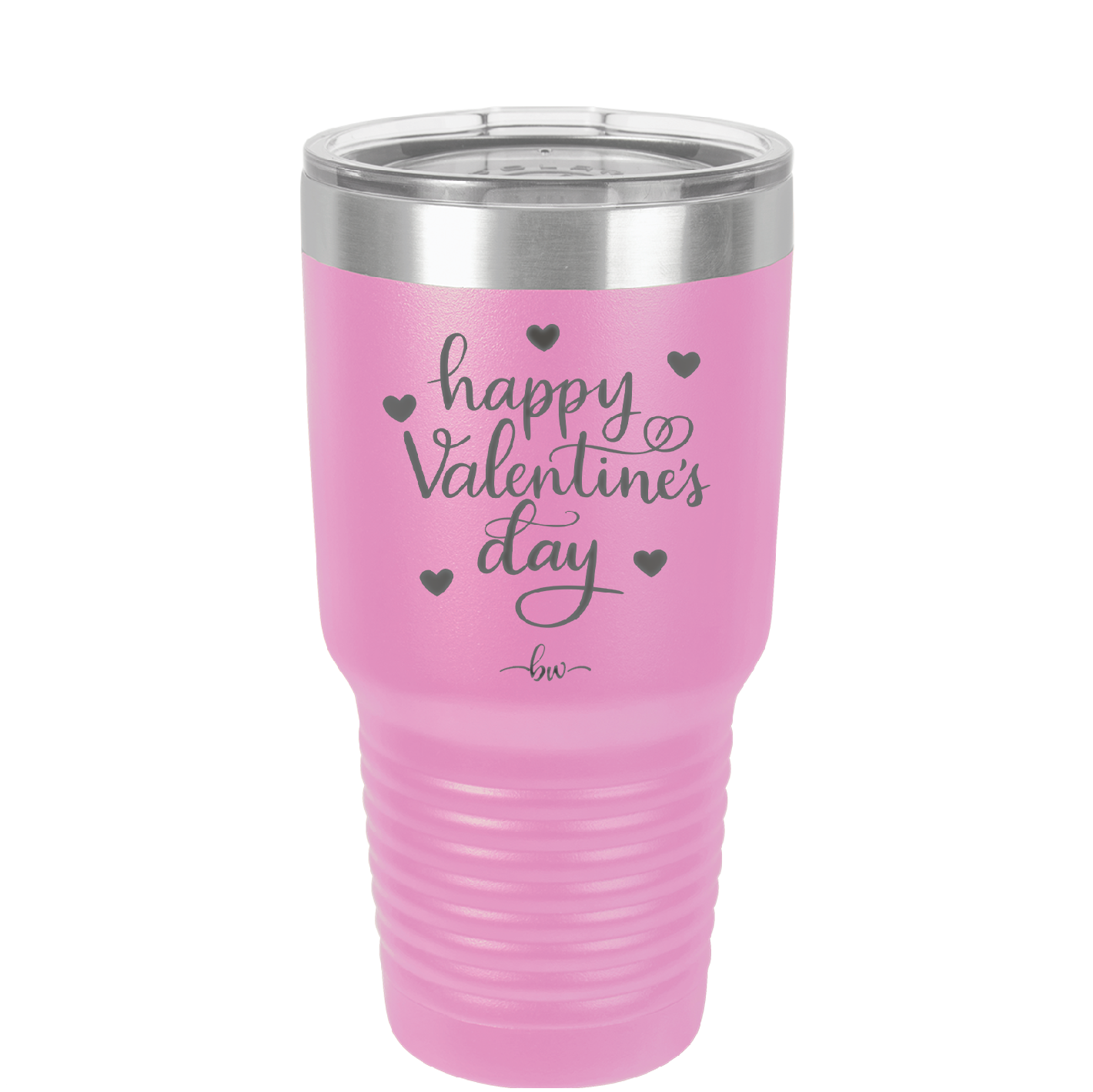 Happy Valentines Day - Laser Engraved Stainless Steel Drinkware - 1723 -
