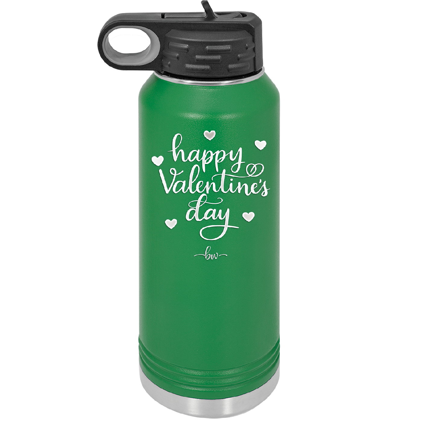 Happy Valentines Day - Laser Engraved Stainless Steel Drinkware - 1723 -