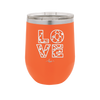 LOVE Stencil - Laser Engraved Stainless Steel Drinkware - 1724 -