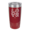 LOVE Stencil - Laser Engraved Stainless Steel Drinkware - 1724 -