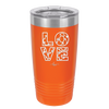 LOVE Stencil - Laser Engraved Stainless Steel Drinkware - 1724 -