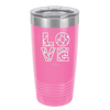 LOVE Stencil - Laser Engraved Stainless Steel Drinkware - 1724 -