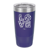 LOVE Stencil - Laser Engraved Stainless Steel Drinkware - 1724 -