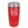 LOVE Stencil - Laser Engraved Stainless Steel Drinkware - 1724 -