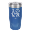 LOVE Stencil - Laser Engraved Stainless Steel Drinkware - 1724 -