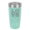 LOVE Stencil - Laser Engraved Stainless Steel Drinkware - 1724 -