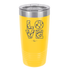 LOVE Stencil - Laser Engraved Stainless Steel Drinkware - 1724 -