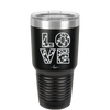 LOVE Stencil - Laser Engraved Stainless Steel Drinkware - 1724 -