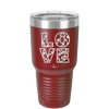 LOVE Stencil - Laser Engraved Stainless Steel Drinkware - 1724 -