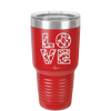 LOVE Stencil - Laser Engraved Stainless Steel Drinkware - 1724 -