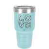LOVE Stencil - Laser Engraved Stainless Steel Drinkware - 1724 -