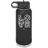LOVE Stencil - Laser Engraved Stainless Steel Drinkware - 1724 -