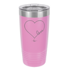 Love Heart - Laser Engraved Stainless Steel Drinkware - 1725 -