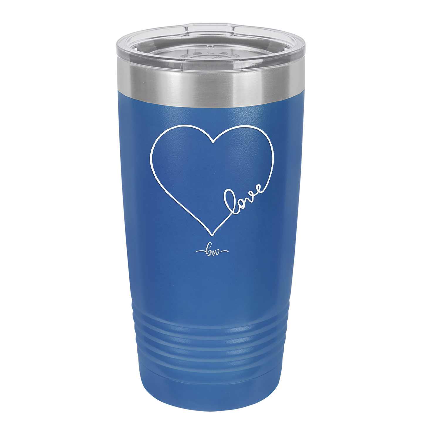 Love Heart - Laser Engraved Stainless Steel Drinkware - 1725 -