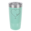 Love Heart - Laser Engraved Stainless Steel Drinkware - 1725 -