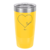 Love Heart - Laser Engraved Stainless Steel Drinkware - 1725 -