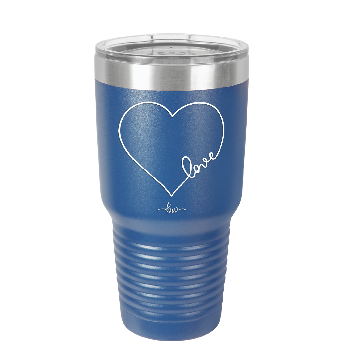 Love Heart - Laser Engraved Stainless Steel Drinkware - 1725 -