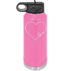 Love Heart - Laser Engraved Stainless Steel Drinkware - 1725 -