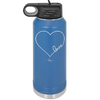 Love Heart - Laser Engraved Stainless Steel Drinkware - 1725 -