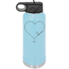 Love Heart - Laser Engraved Stainless Steel Drinkware - 1725 -