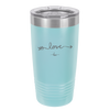 Love Arrow - Laser Engraved Stainless Steel Drinkware - 1726 -