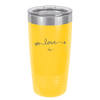 Love Arrow - Laser Engraved Stainless Steel Drinkware - 1726 -
